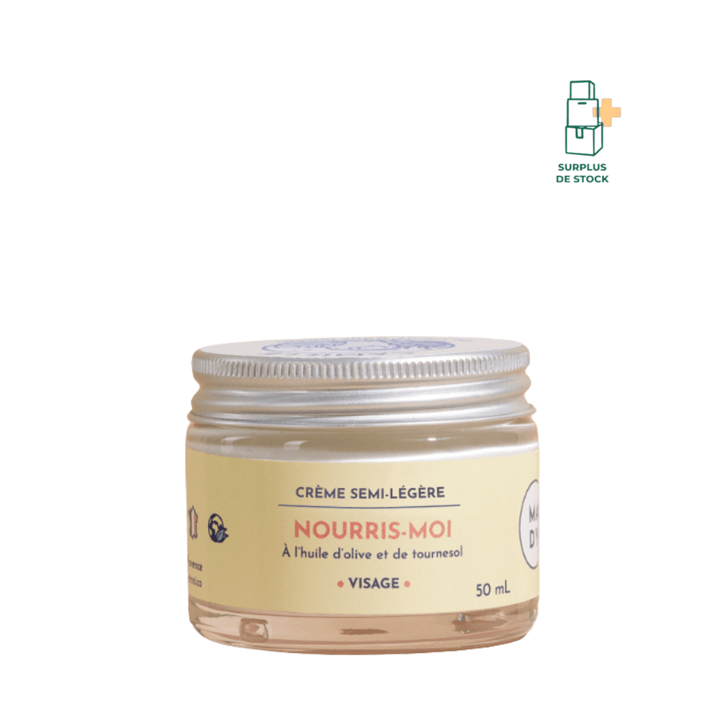 Nourris-moi - Crème visage soin nourrissant MADY & MOI crème semi-légère - peau mixte 50 ml